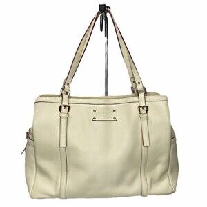 Kate Spade Park Slope Short Eliza Cream Leather Satchel